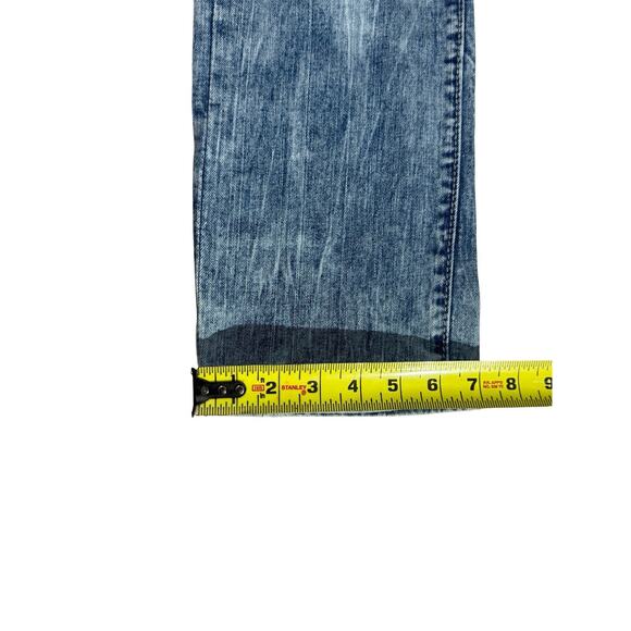 Salvage Supply Co Havoc Straight Slim Fit Distressed Jeans 30R Moto Buckle - Picture 7 of 8